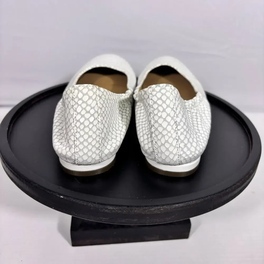Vionic White Textured Women's Ballet Flats Size 6